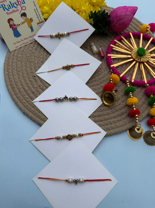 5 different, minimal Rakhi combo by elegantstyle