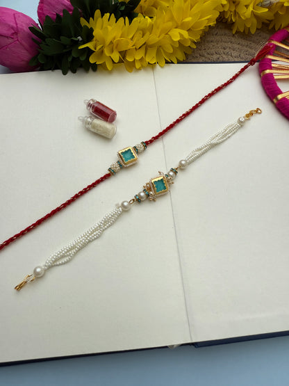 Premium Bhai-bhabhi Rakhi- by elegantstyle