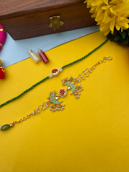Bhai bhabhi couple Rakhi by elegantstyle
