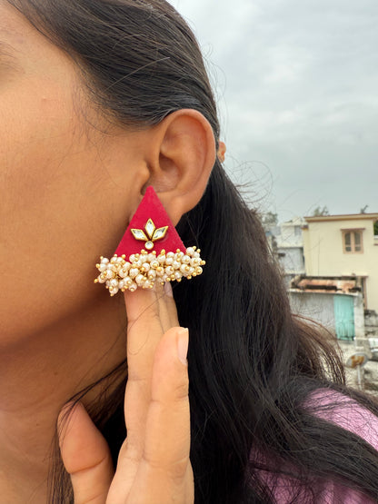 Fabric Earring by Elegant style