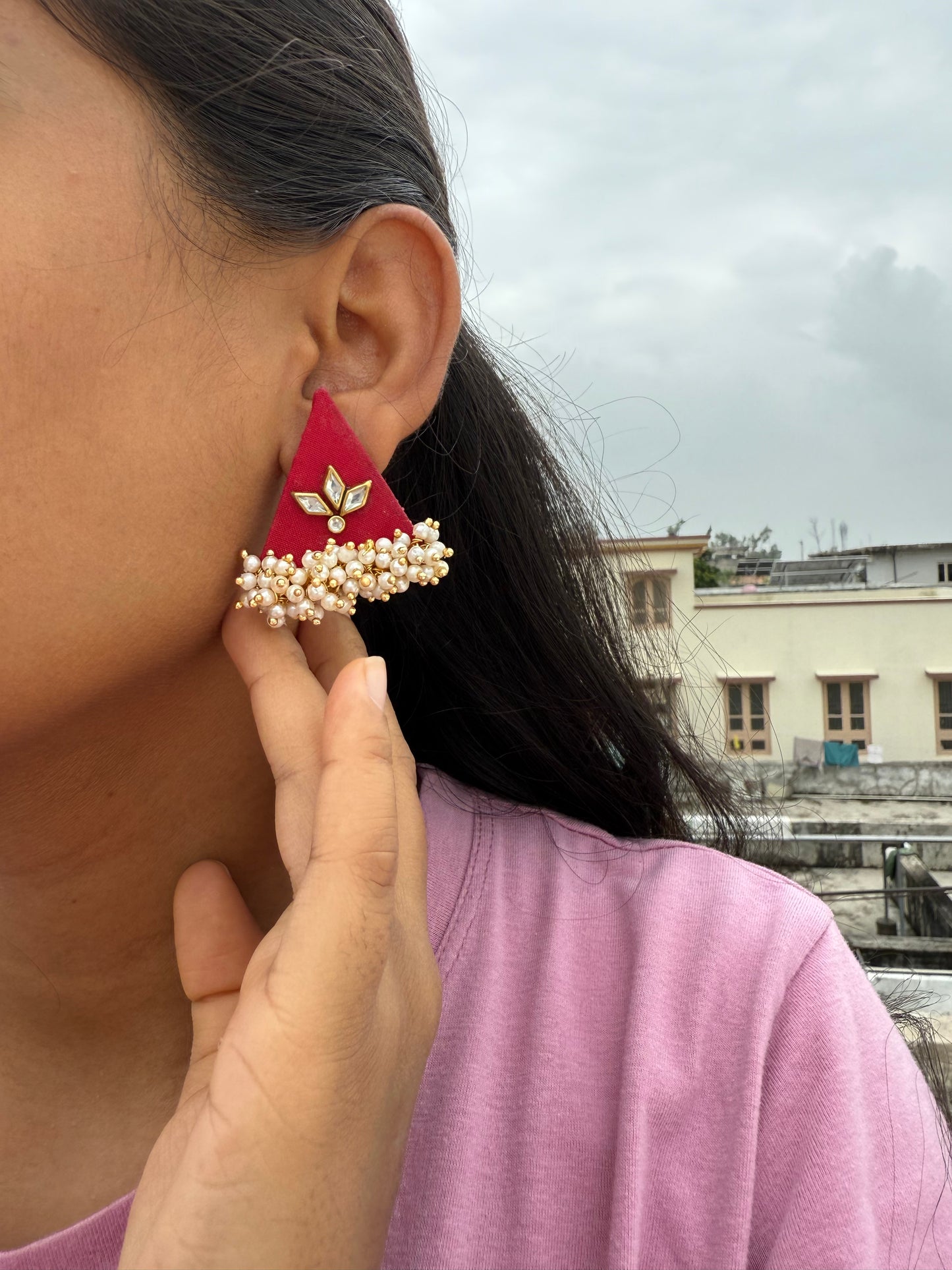 Fabric Earring by Elegant style