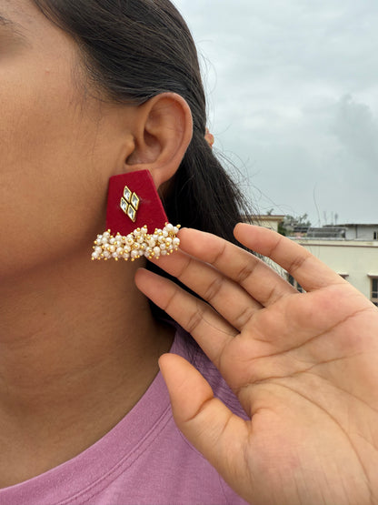 Fabric Earring by Elegant style