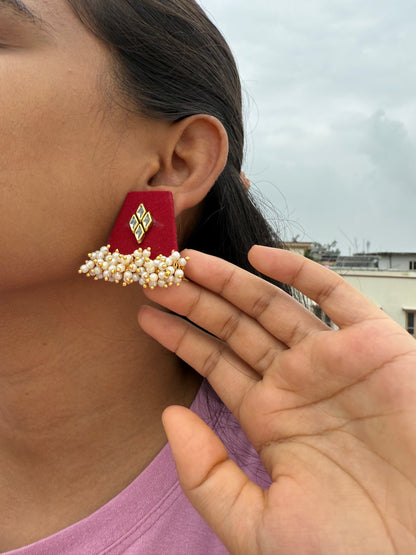 Fabric Earring by Elegant style