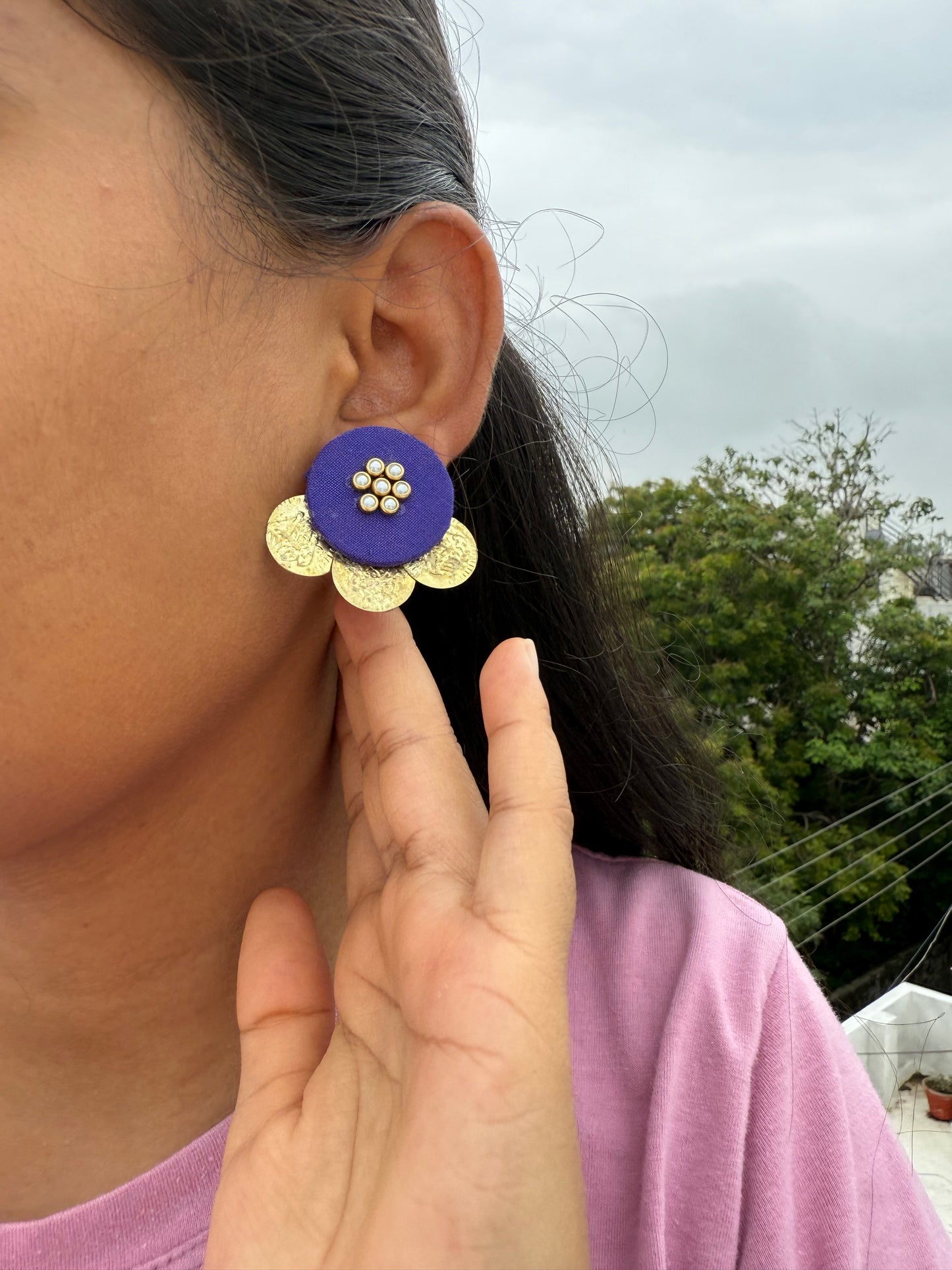 Fabric Earring by Elegant style