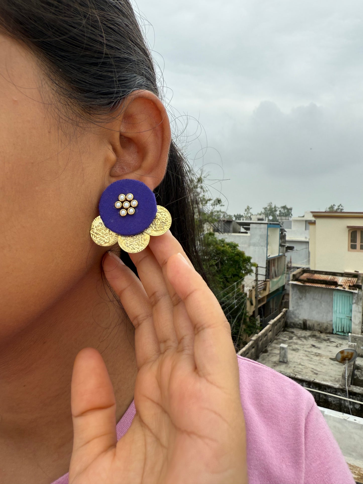 Fabric Earring by Elegant style