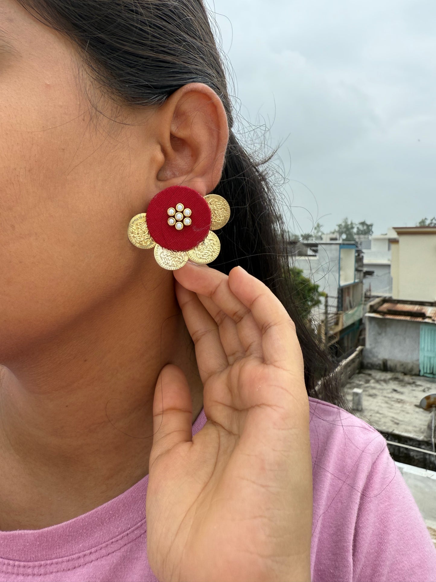 Fabric Earring by Elegant style