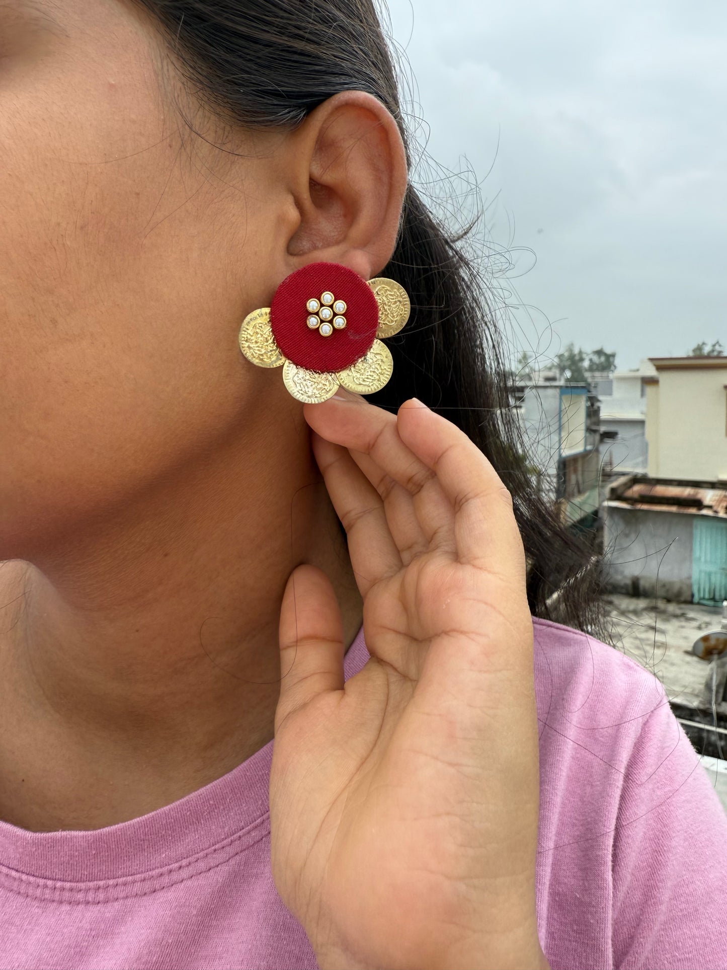 Fabric Earring by Elegant style