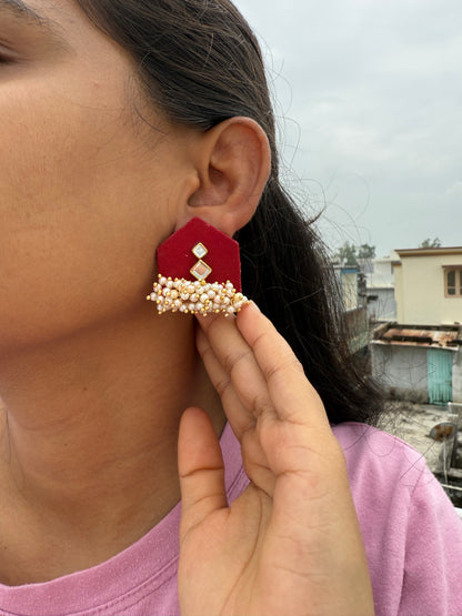 Fabric Earring by Elegant style