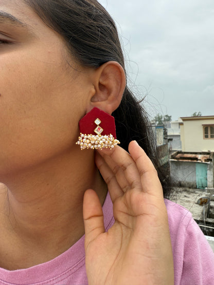 Fabric Earring by Elegant style