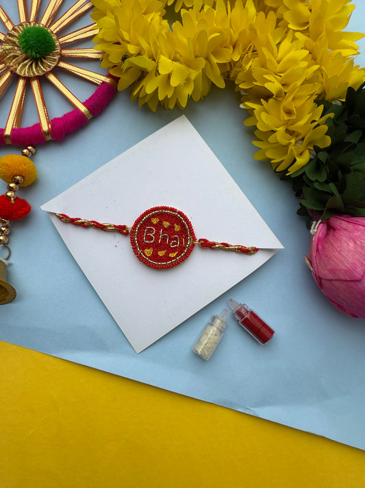 Handwork premium bhai Rakhi by Elegant style