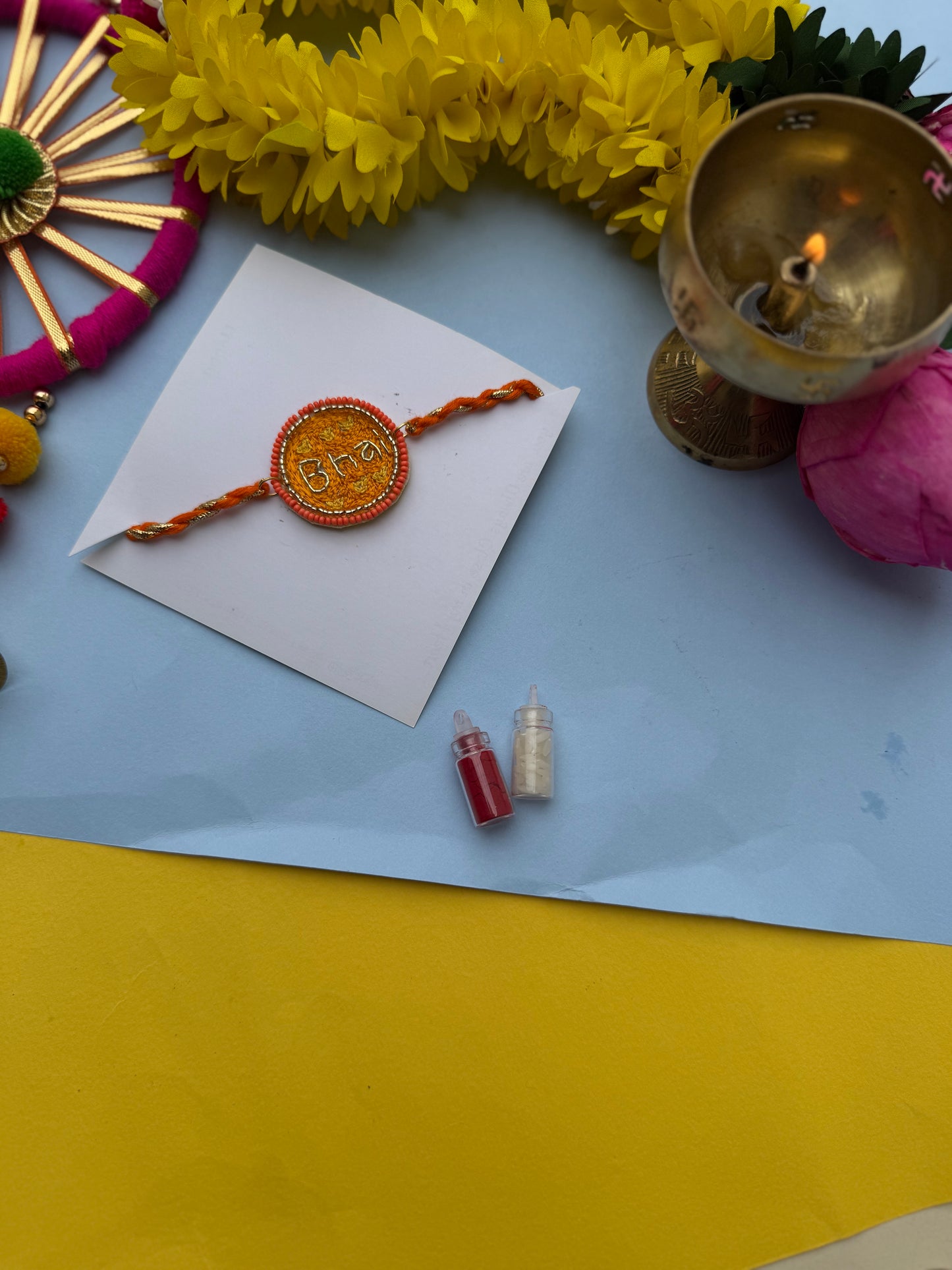 Handwork premium bhai Rakhi by Elegant style