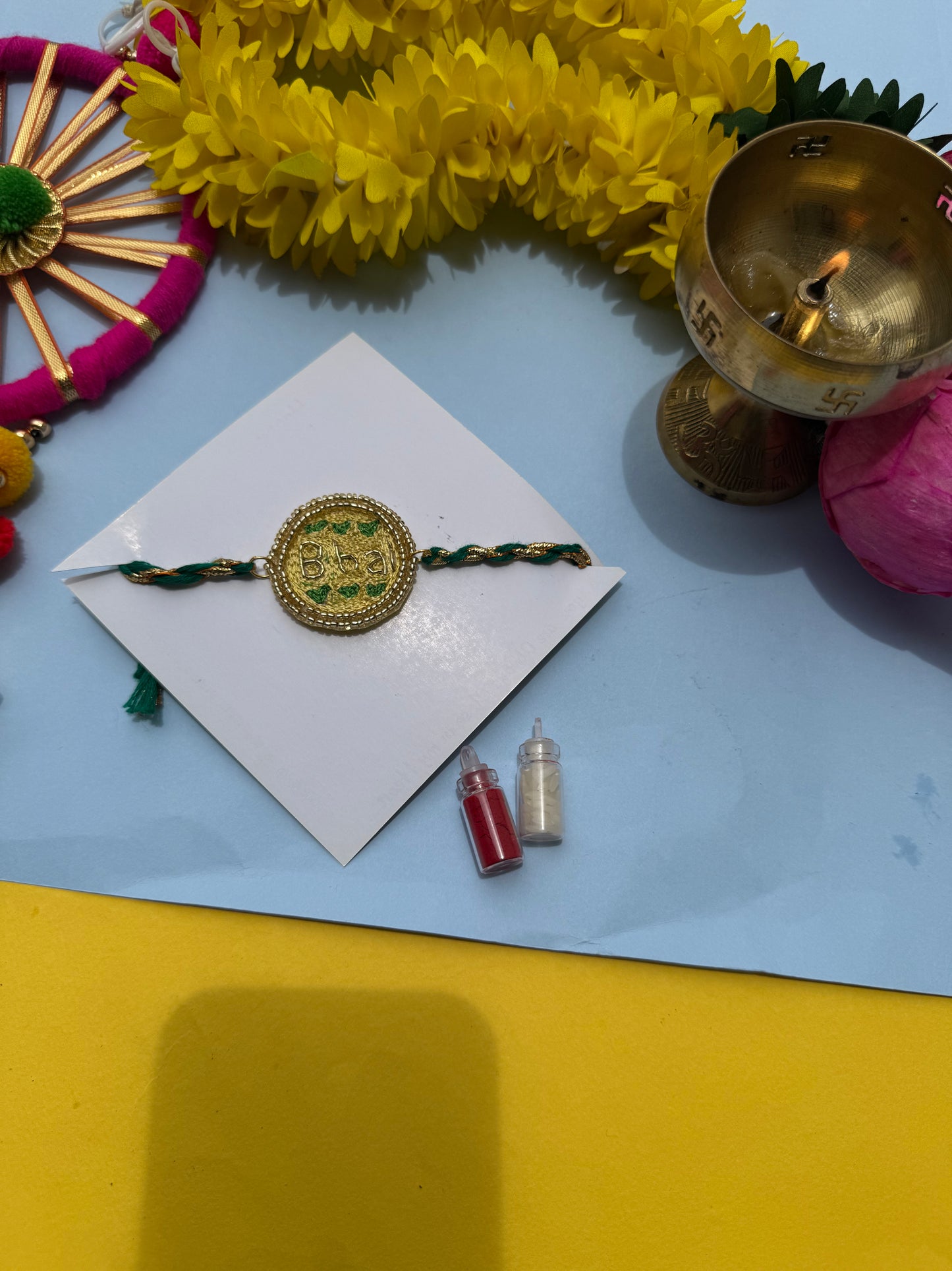 Handwork premium bhai Rakhi by Elegant style