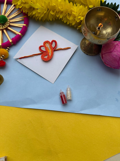 Premium Ganesha Rakhi by elegant style