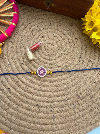 Minimal beads Rakhi by elegantstyle