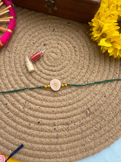 Minimal beads Rakhi by elegantstyle