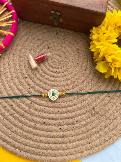 Minimal beads Rakhi by elegantstyle