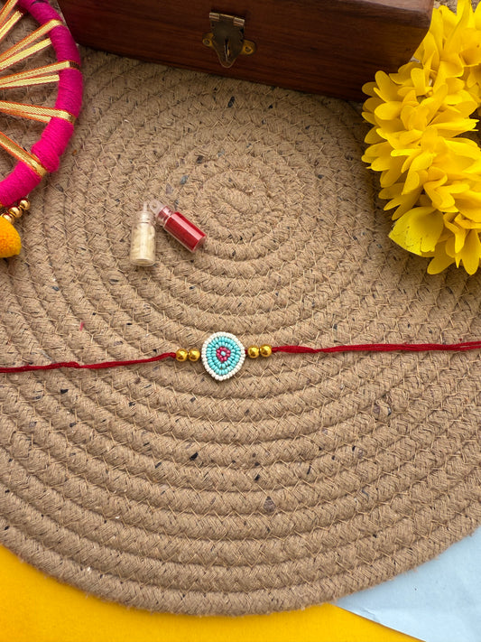 Minimal beads Rakhi by elegantstyle