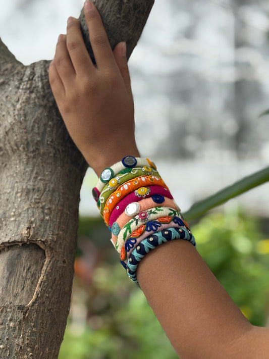 Thread work bangle by elegantstyle