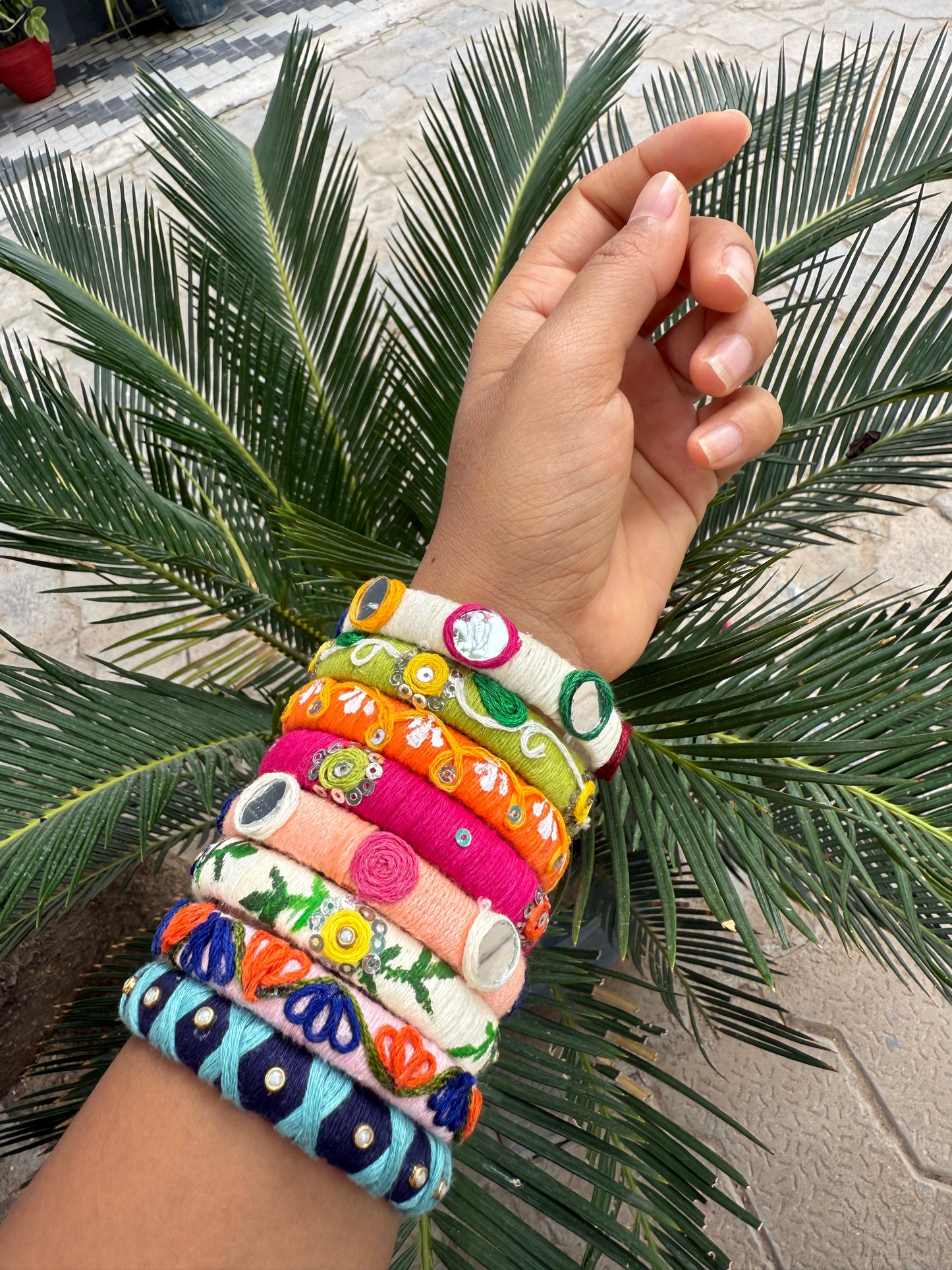 Thread work bangle by elegantstyle