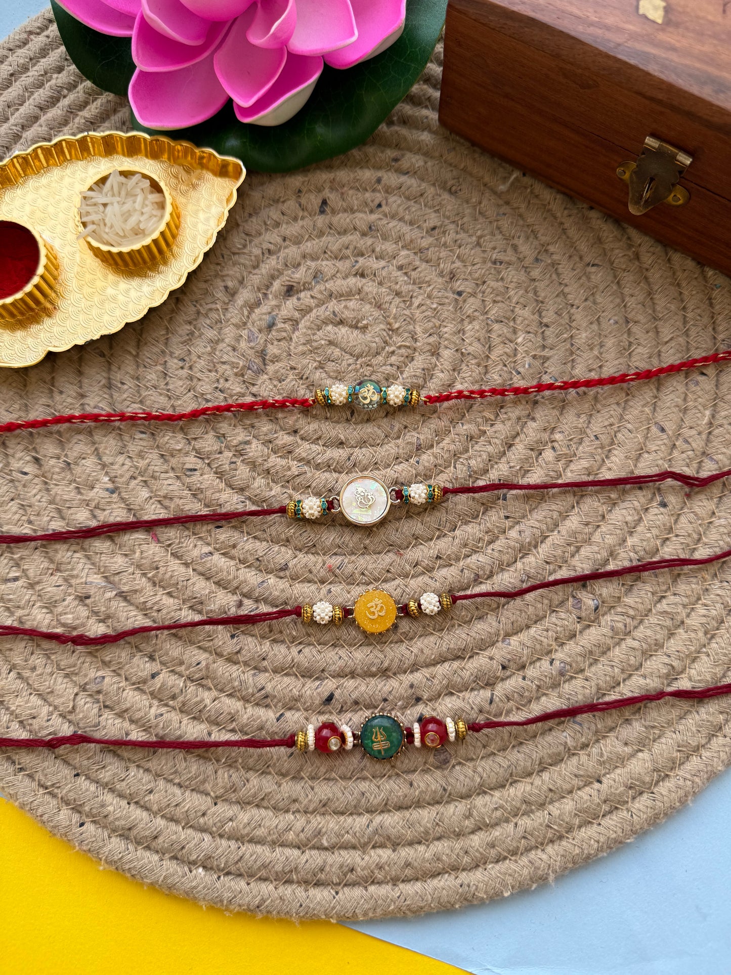 Combo of 4 bhai Rakhi by elegantstyle