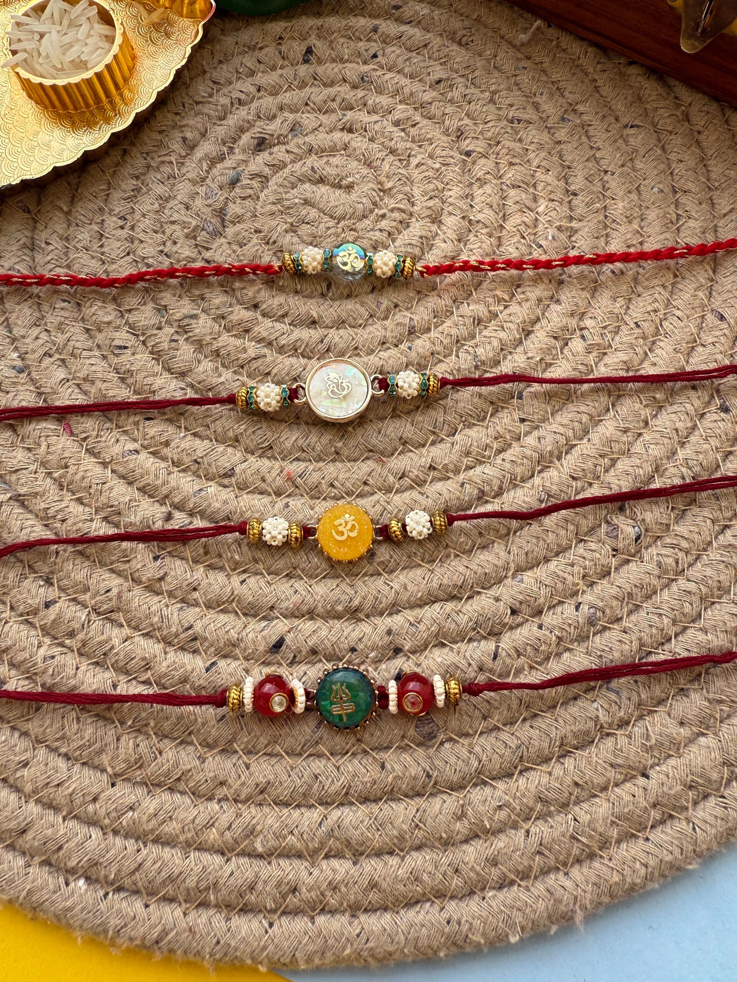 Combo of 4 bhai Rakhi by elegantstyle