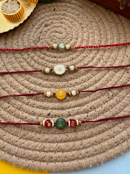Combo of 4 bhai Rakhi by elegantstyle