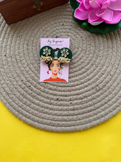 Fabric jumkhi Earring by Elegant style