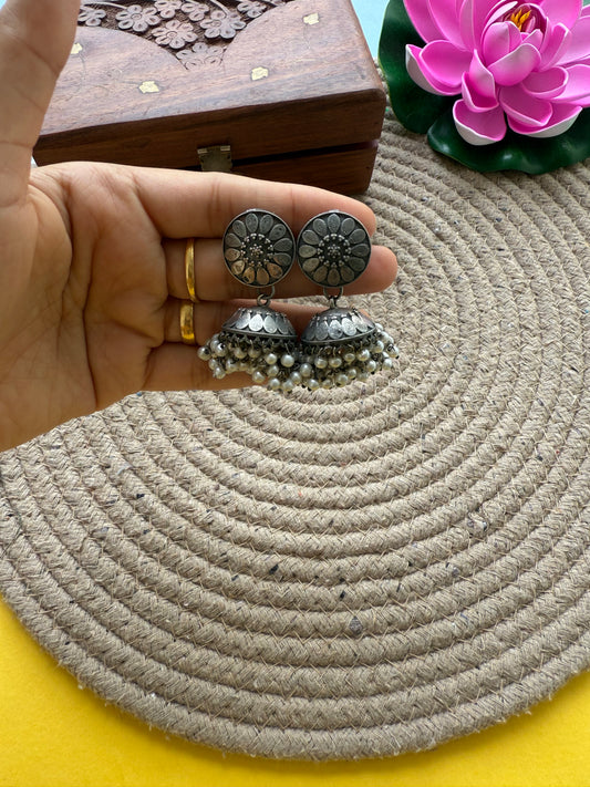 German silver duls earring by Elegantstyle