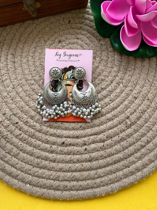 German silver earring