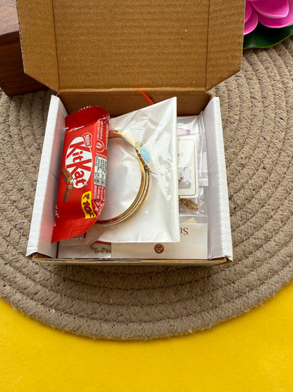 Sister Rakhi Hamper (Antitarinse jewellery)by elegantstyle