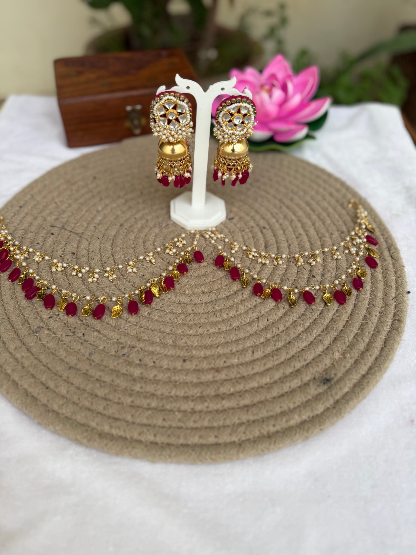 Kundan duls earring