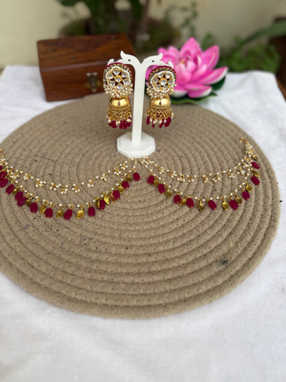 Kundan duls earring