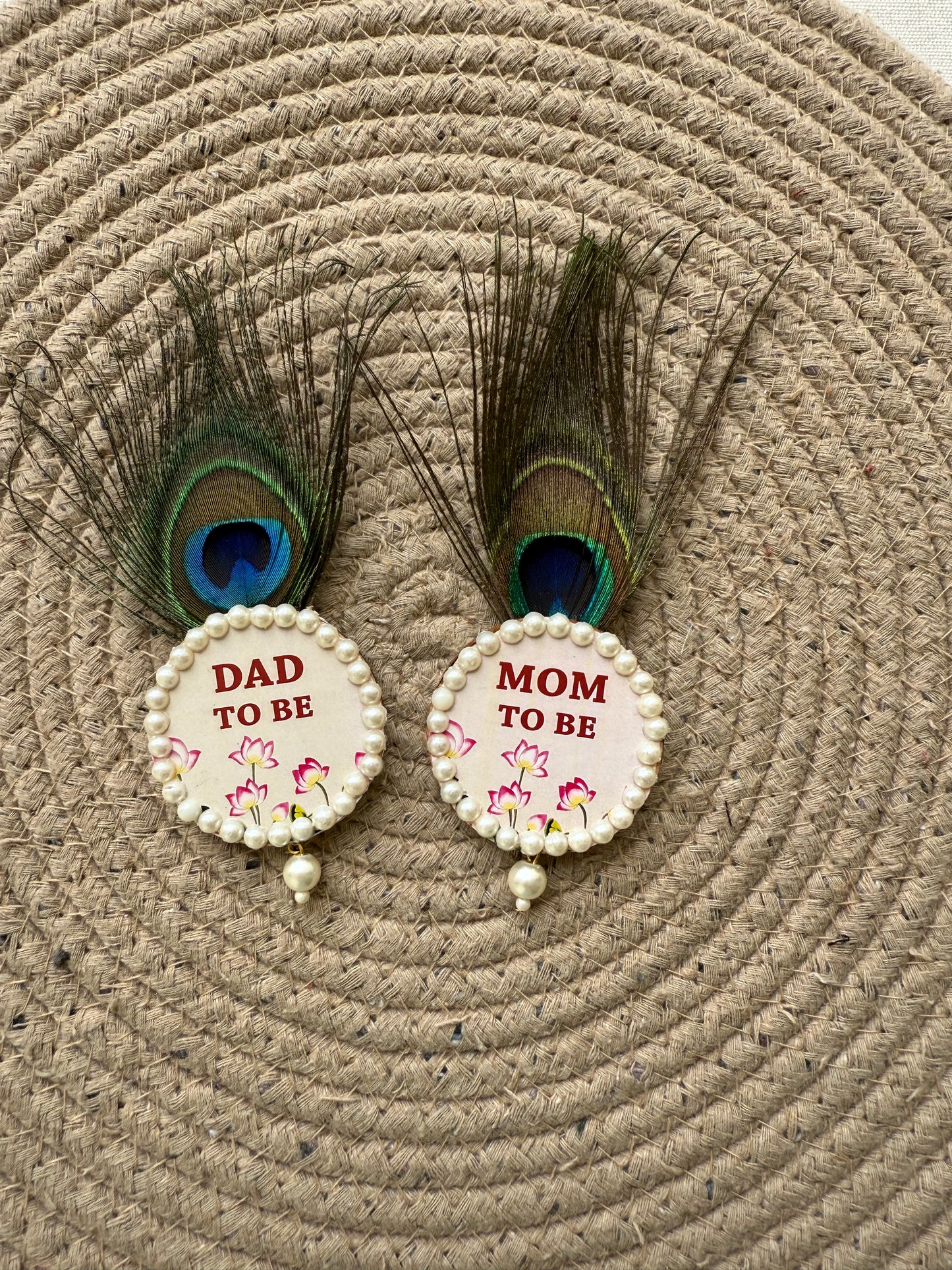 Baby shower brooches by Elegantstyle