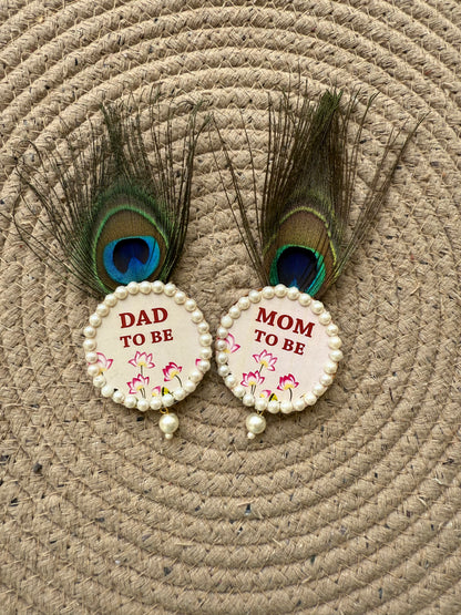 Baby shower brooches by Elegantstyle