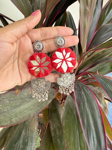 Fabric earring by elegant style