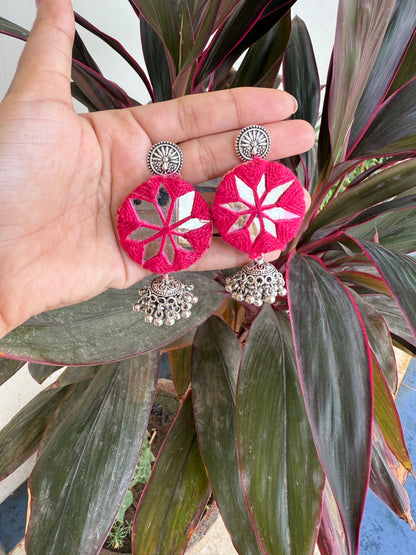Mirror work earring by Elegantstyle