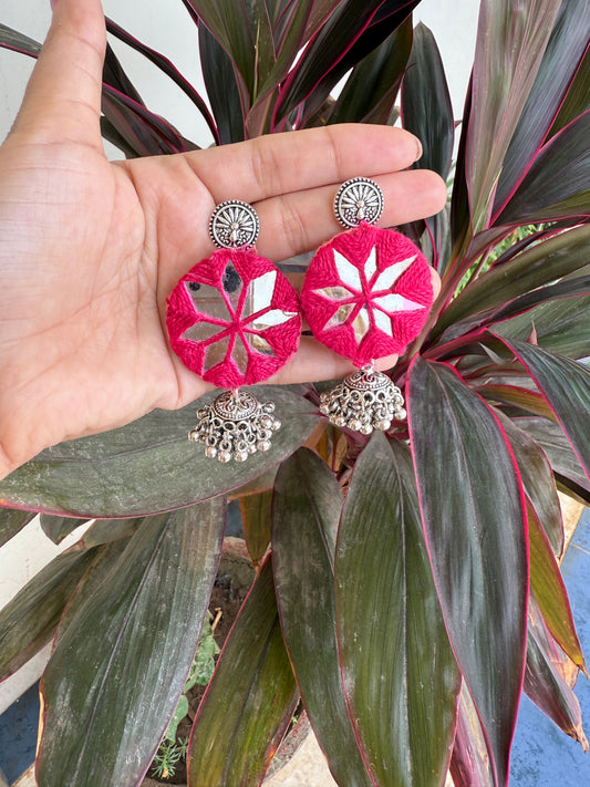 Mirror work earring by Elegantstyle