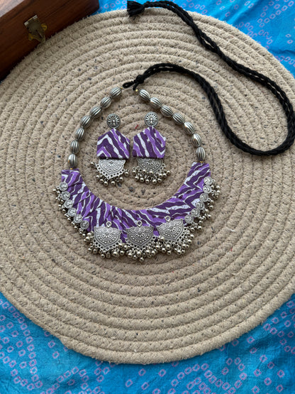 Fabric choker jewellery by Elegantstyle