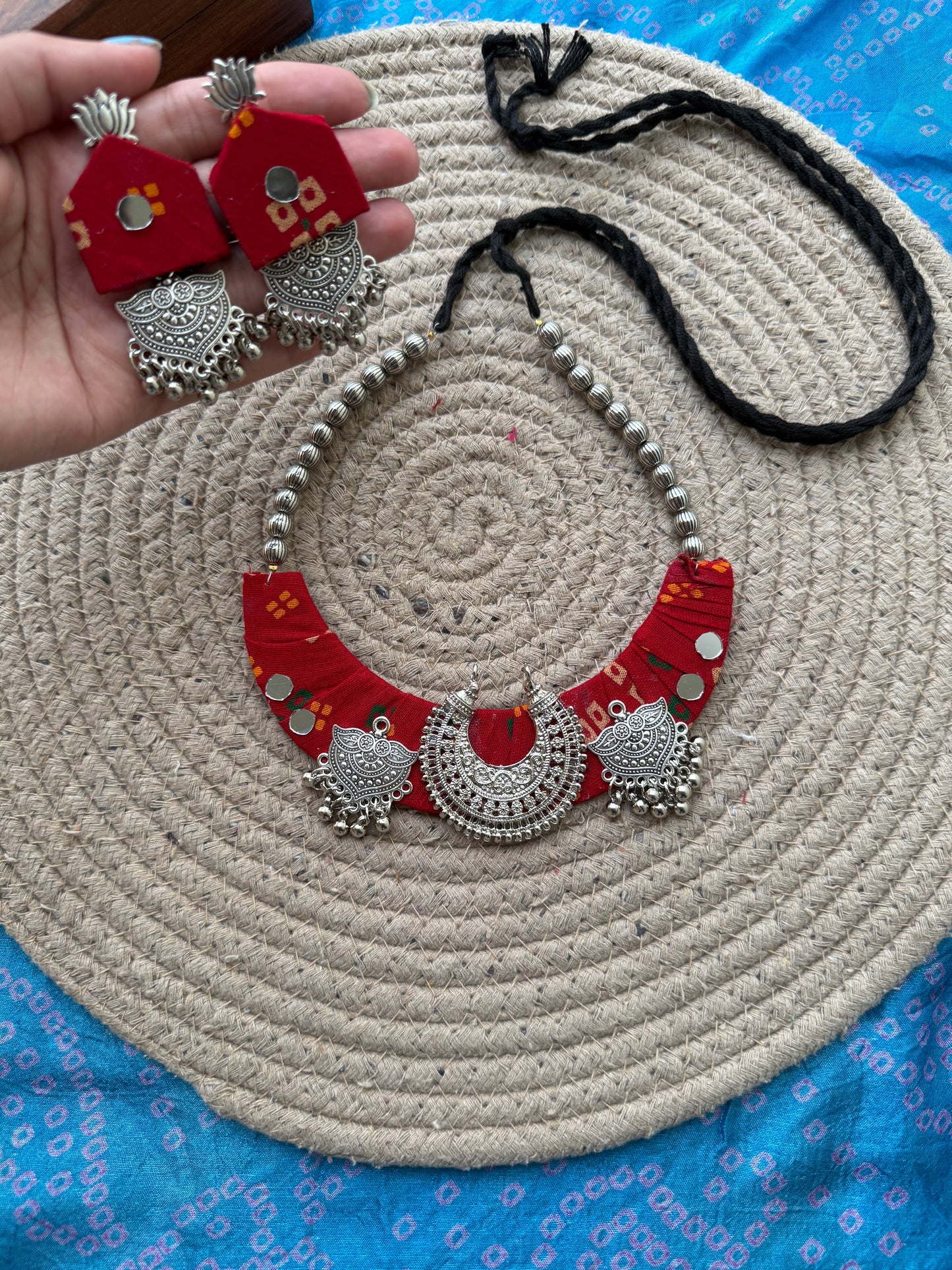 Fabric choker jewellery by Elegantstyle