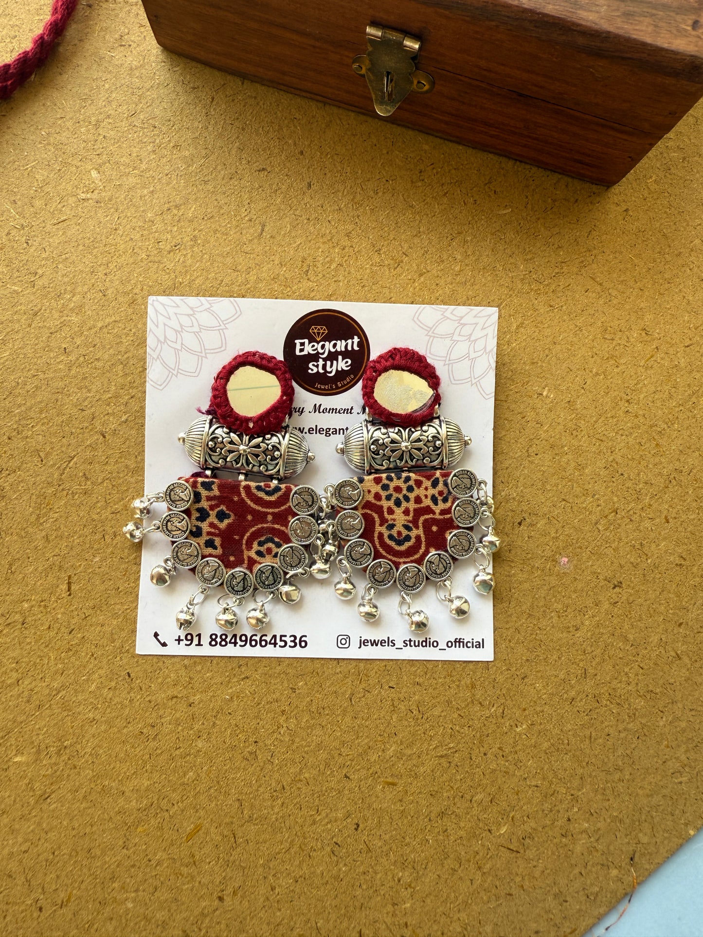 Ajarak long necklace with earring by Elegantstyle