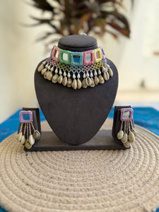 Choker necklace set by elegant style
