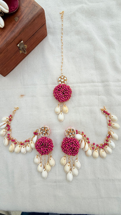 Haldi bride jewellery