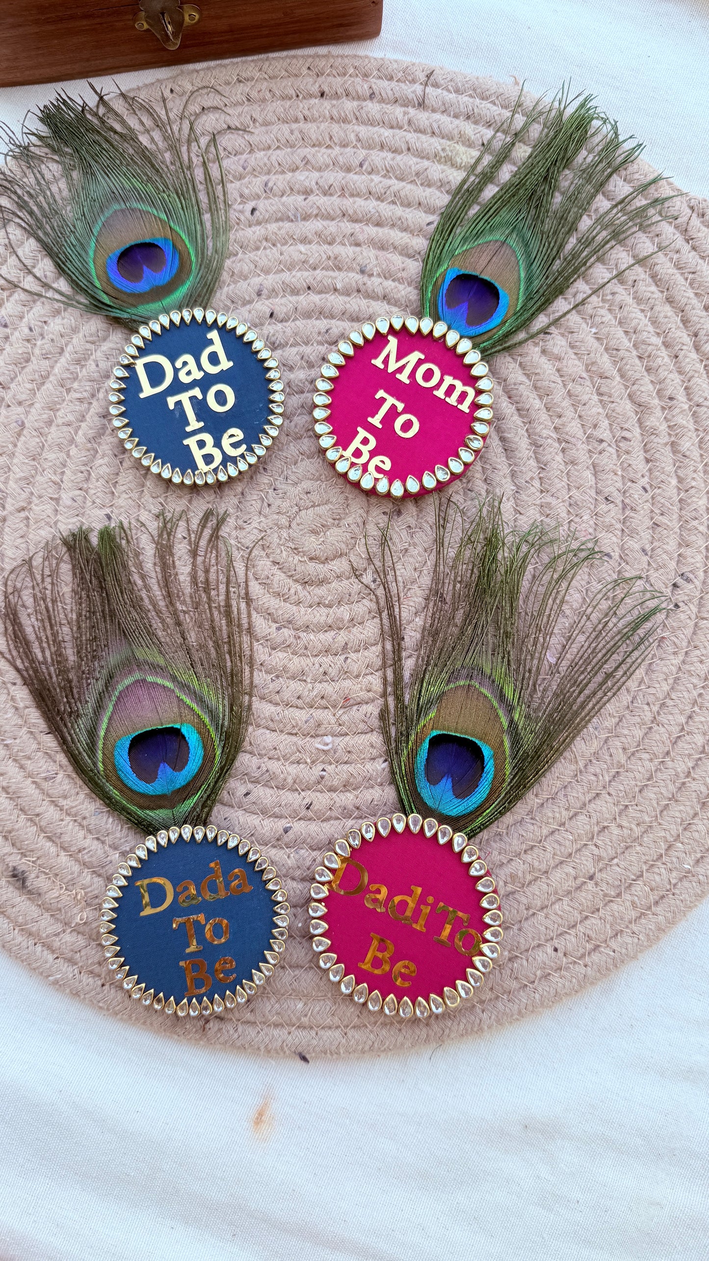 Babyshower brooches by Elegantstyle