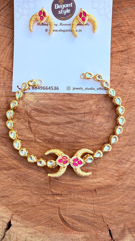 Kundan choker necklace by Elegantstyle