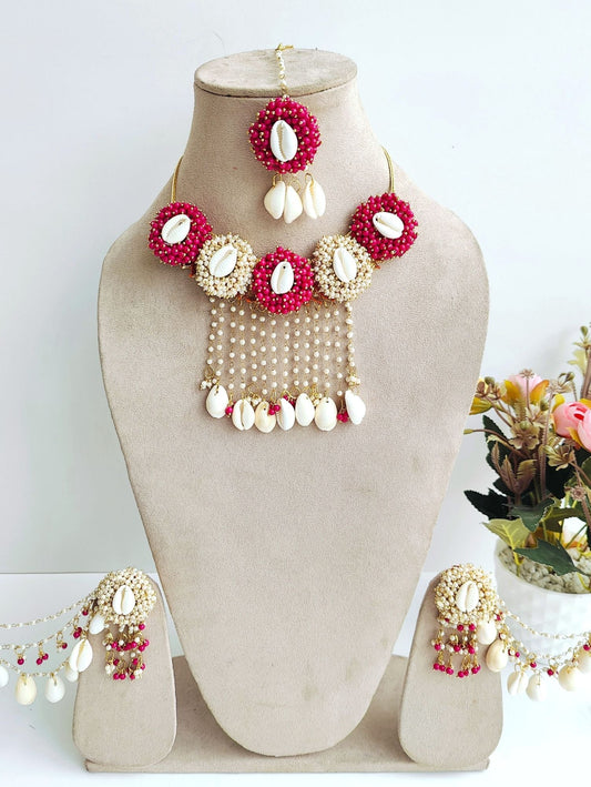 Haldi bride jewellery by Elegantstyle
