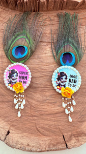 Babyshower brooches by elegant