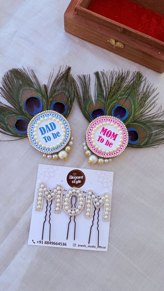 Premium & aesthetic babyshower brooches and hair accessories