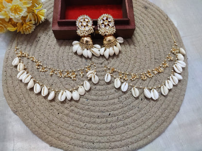 Haldi jewellery- pinkgol set