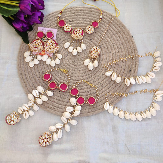 Haldi jewellery- Rushali set